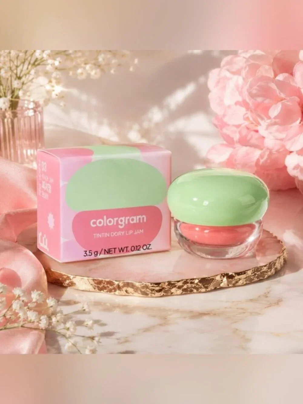 Colorgram Tintin Dory Lip Jam - Shine Muscat Jam NIB